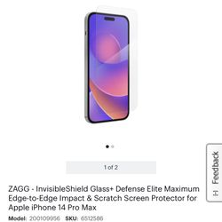ZAGG - InvisibleShield Glass+ Defense Elite Maximum 