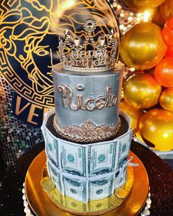 Money Cake Topper