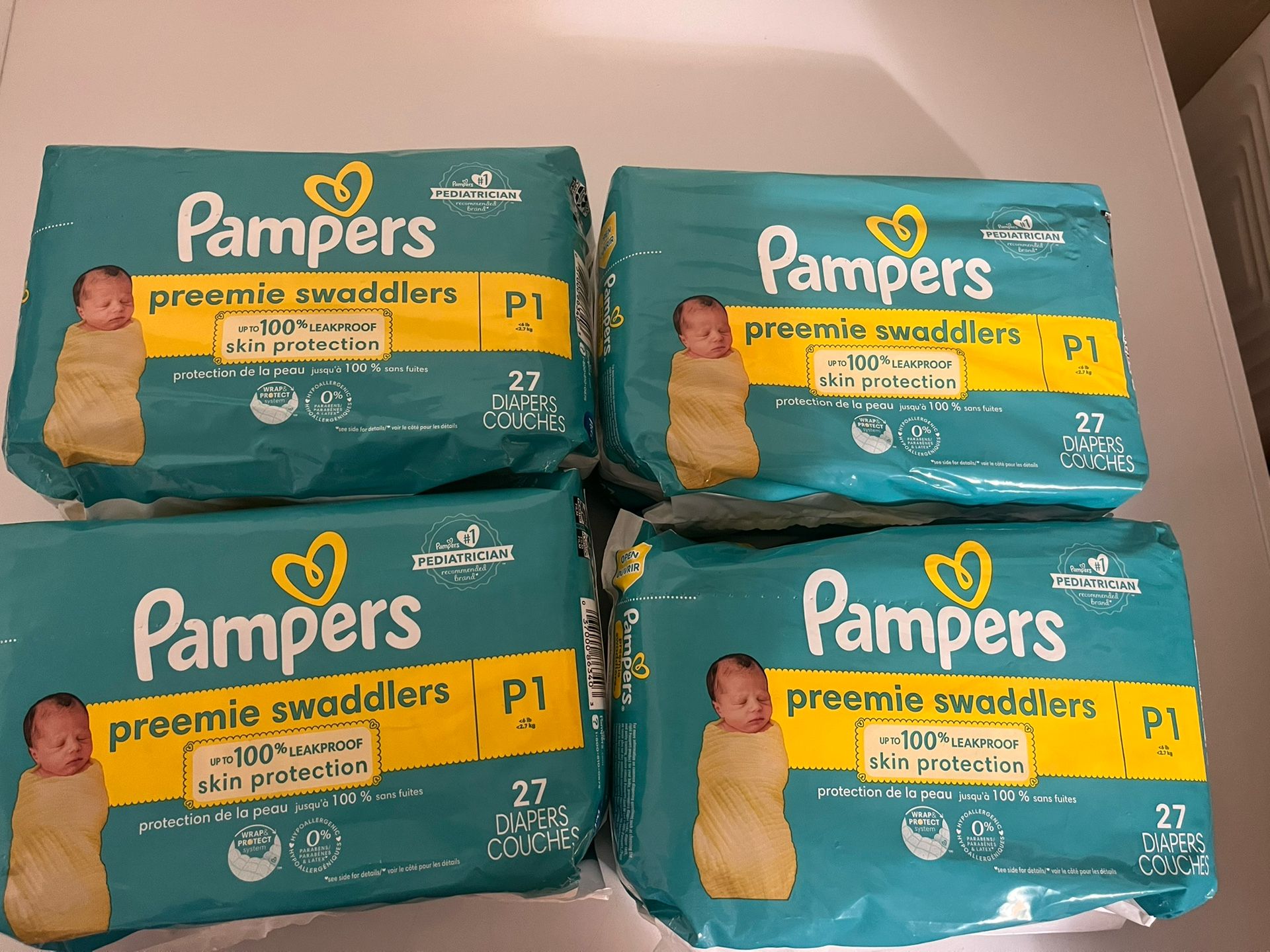 Pamper Preemie Size Diaper P1 , 4 Bag For $25