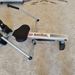 Rowing machine with digital display