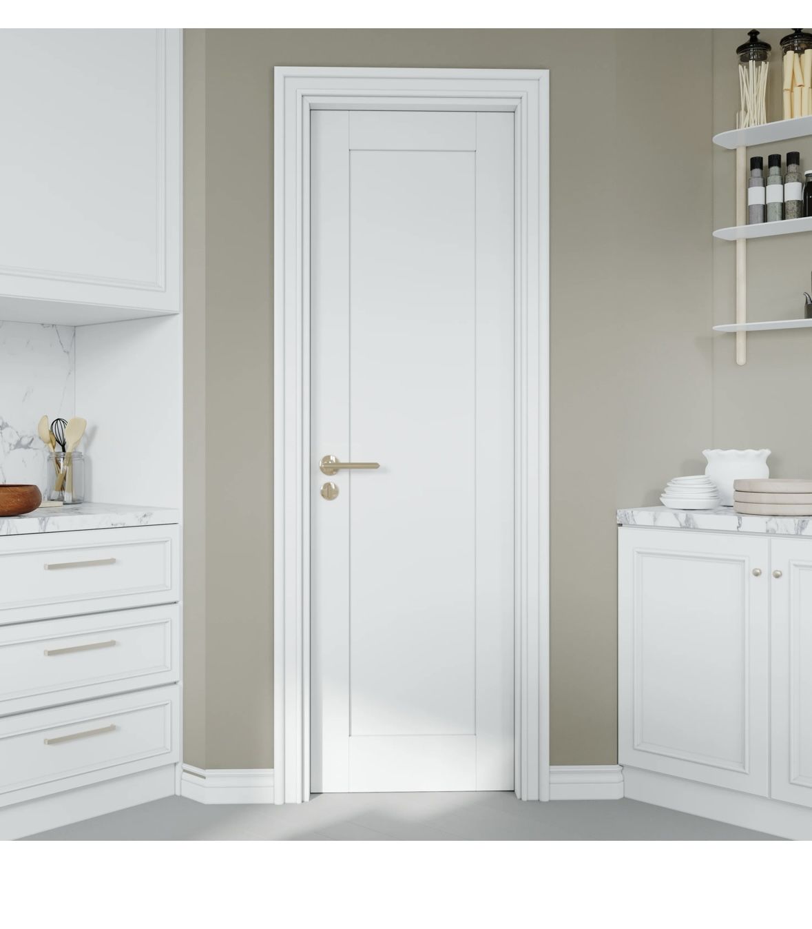 Slab Door Or Prehung Door With Solid Wood