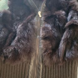 Real Fur Vest Size Small