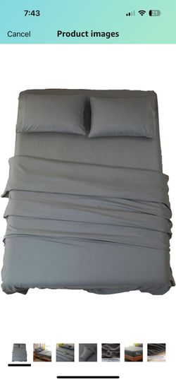 SONORO KATE Bed Sheet Set Super Soft Microfiber 1800 Thread Count Luxury Egyptian Sheets