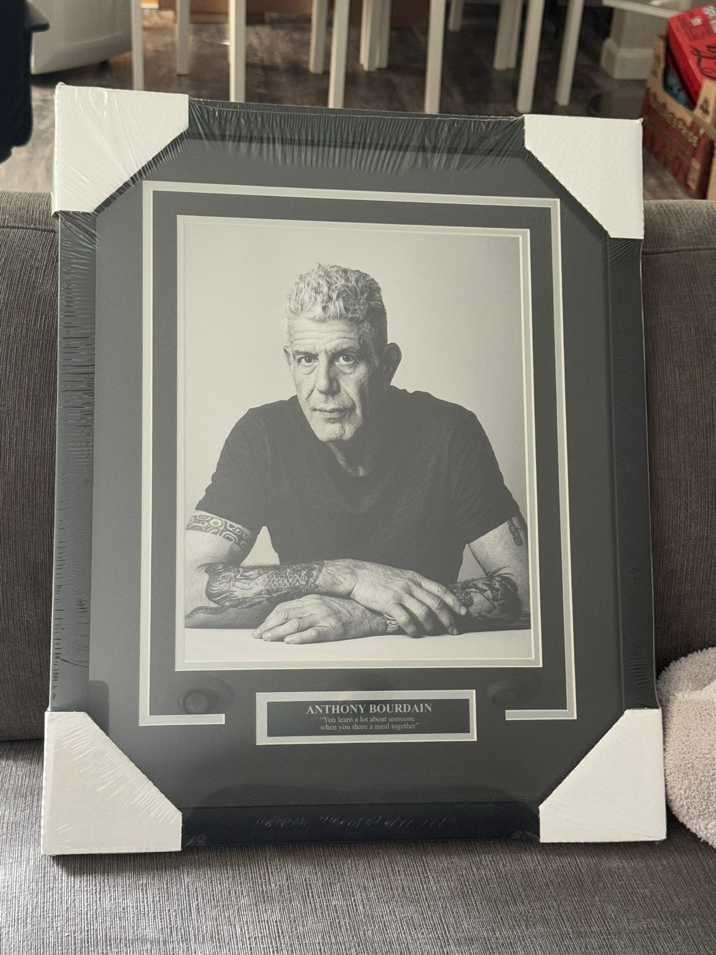 Framed Portrait of Anthony Bourdain