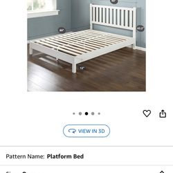 Excellent Condition Queen Bed Set with Mattress and Nightstand 