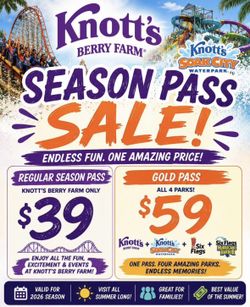 Knotts season pass 2026