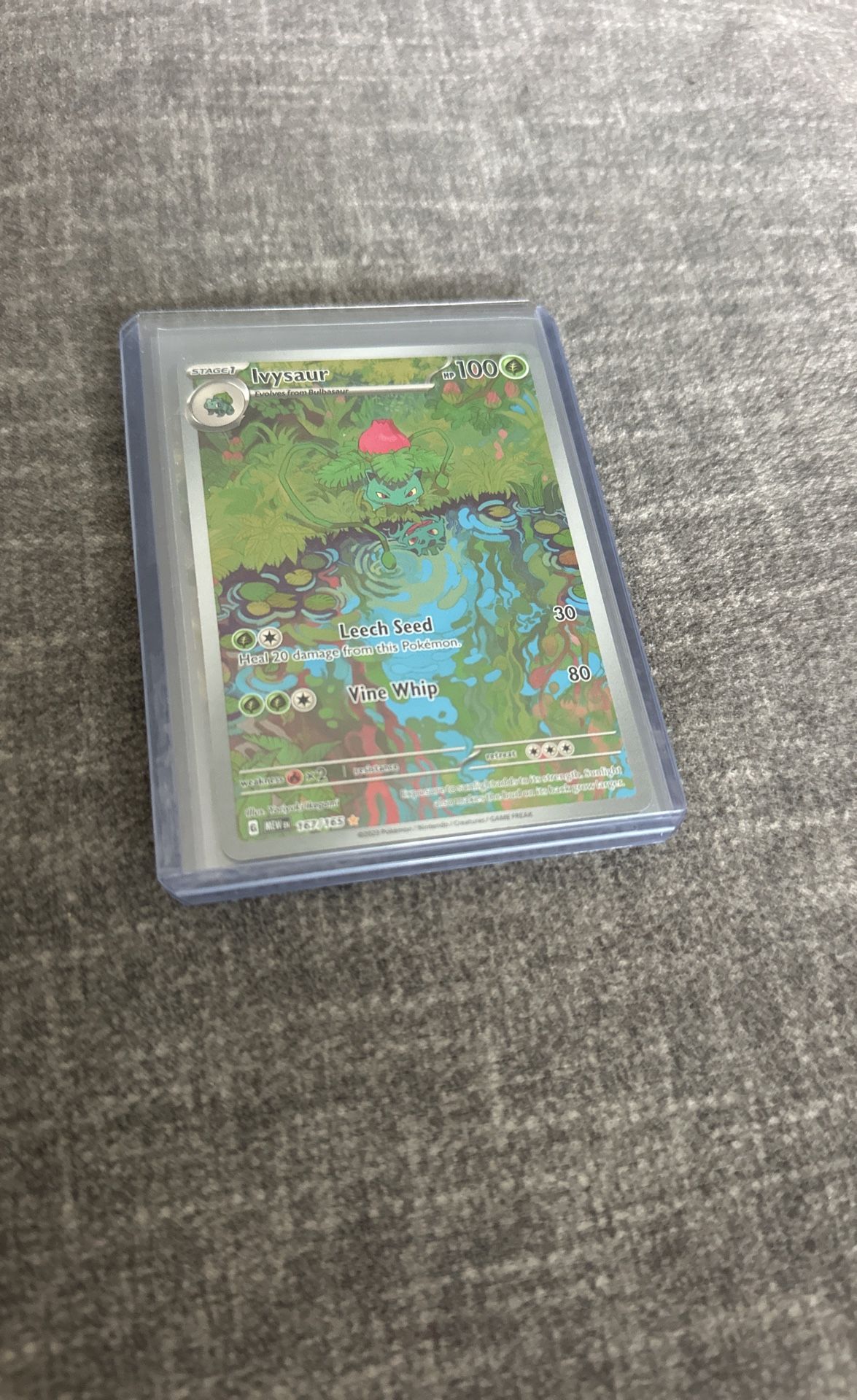 Pokemon 151 Ivysaur Full art