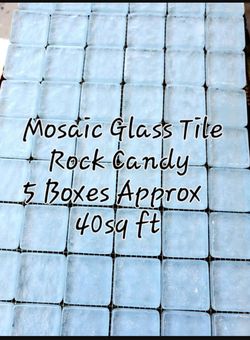 Mosaic Glass Tile Rock Candy – 5 Boxes ~40 sq ft