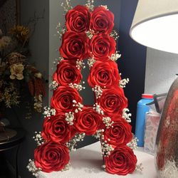 Customized Eternal/Natural Roses Letters