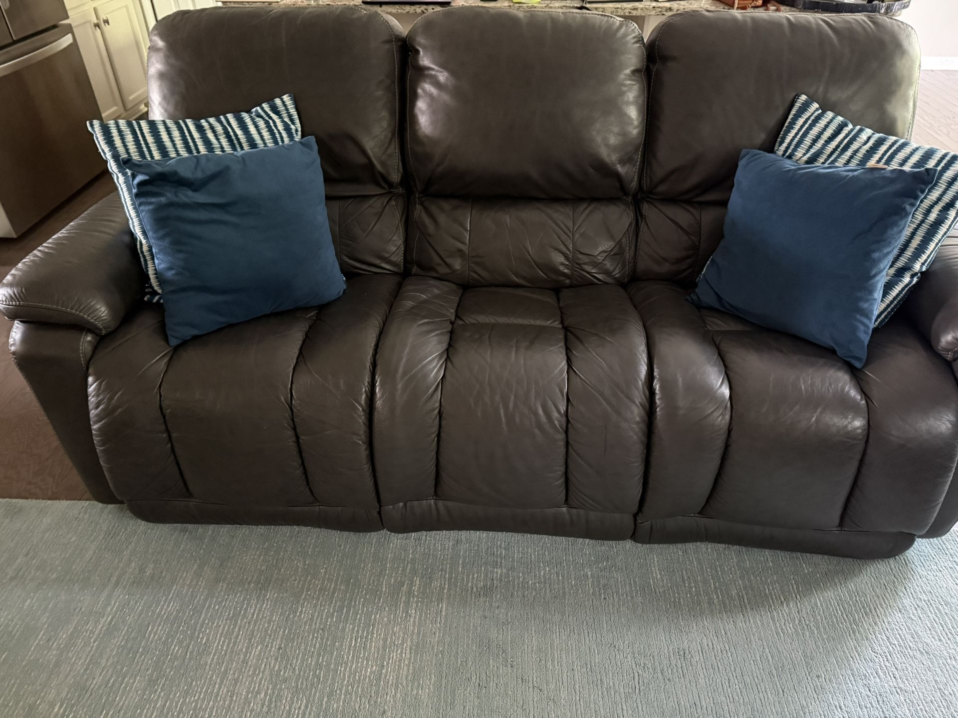 La -Z Boy Grey Sofa And Loveseat