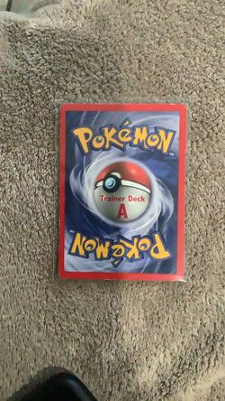 Trainer deck A switch trainer card RARE Pokémon