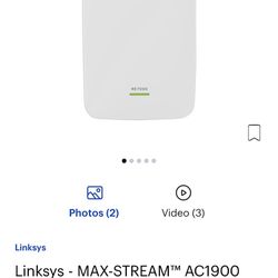 Linksys Maxstream AC1900 Wifi Extender