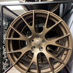 (Set of 4) New 20’ Inch Dodge Charger / Challenger Chrysler 300 Mopar Wheels Rims 20x9 5x115 +18 Bronze