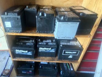Good, tested automotive batteries $60 and up
