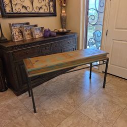 Rustic Southwest Style Side Table