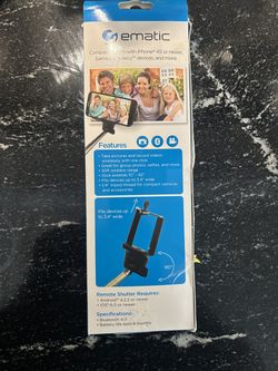 42" Selfie Stick Tripod with Fill Light Extendable Phone Stand All-in-1 Selfie Stick Travel