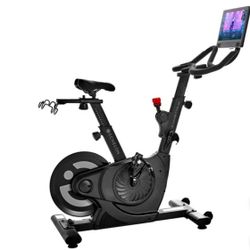 Echelon 4s+ Exercise Bike Indoor Cycling Bike Stationary for Home Office Gym Spin Comfortable Seat -15in Touch Display,Dumbbell rack,Bottle holders, 