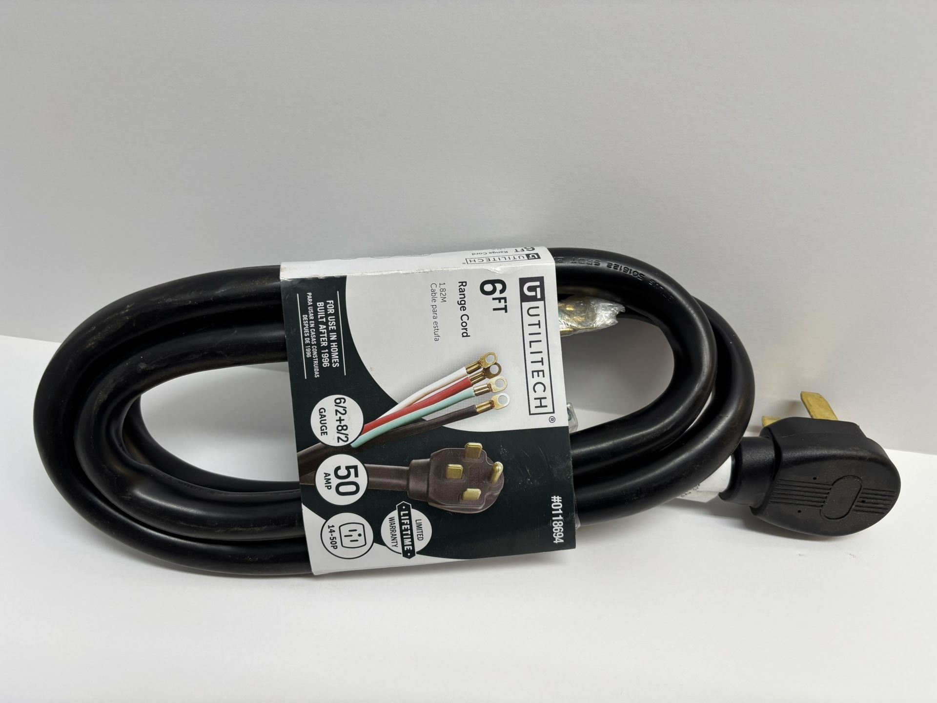 Utilitech 6 Range Appliance Power Cord