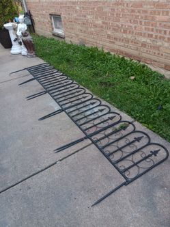 New  Decorative metal garden border fence  panels with  Archer Scrollwork
