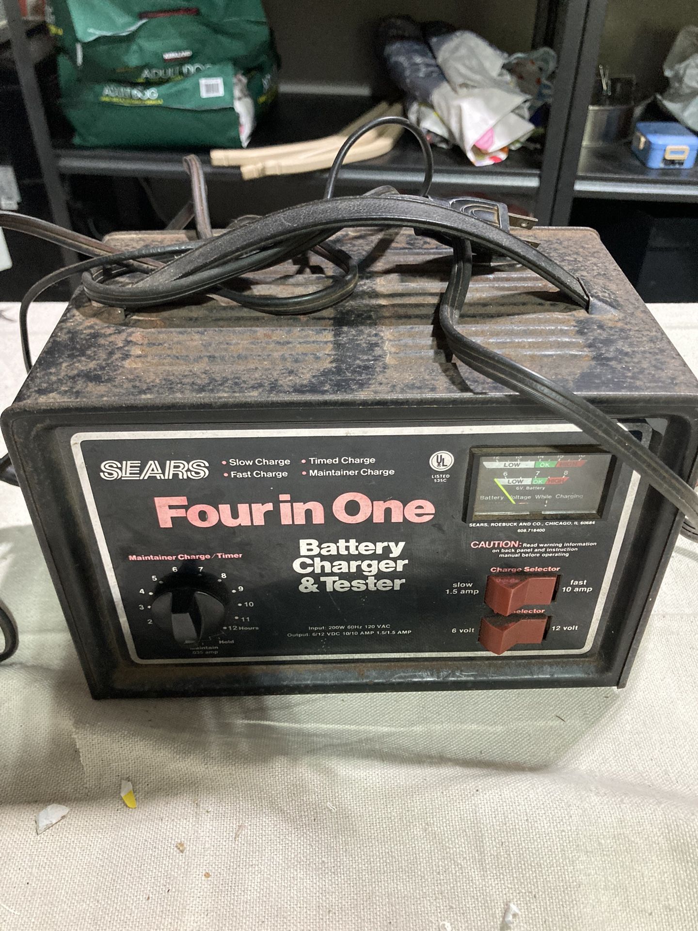 Sears Battery Charger And Maintainer