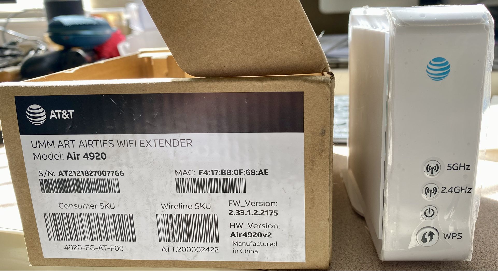 AT&T Wi-Fi Extender New in Box