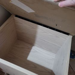 Wooden Storage Stool