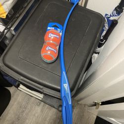 Chuckit! Classic Ball Launcher Dog Toy, Blue + 2 New Tennis Balls