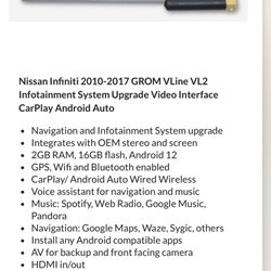 Grom Vline Interface For Nissan Or Infinity 