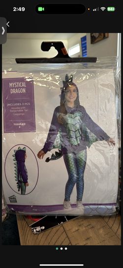 Mystical Dragon Kids Costume Size 2T
