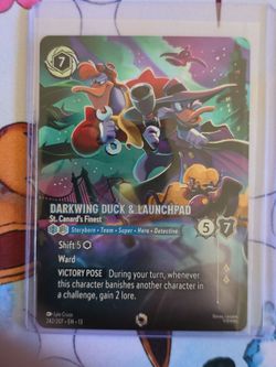Enchanted Darkwing Duck & Launchpad Attack of the Vine Disney Lorcana English