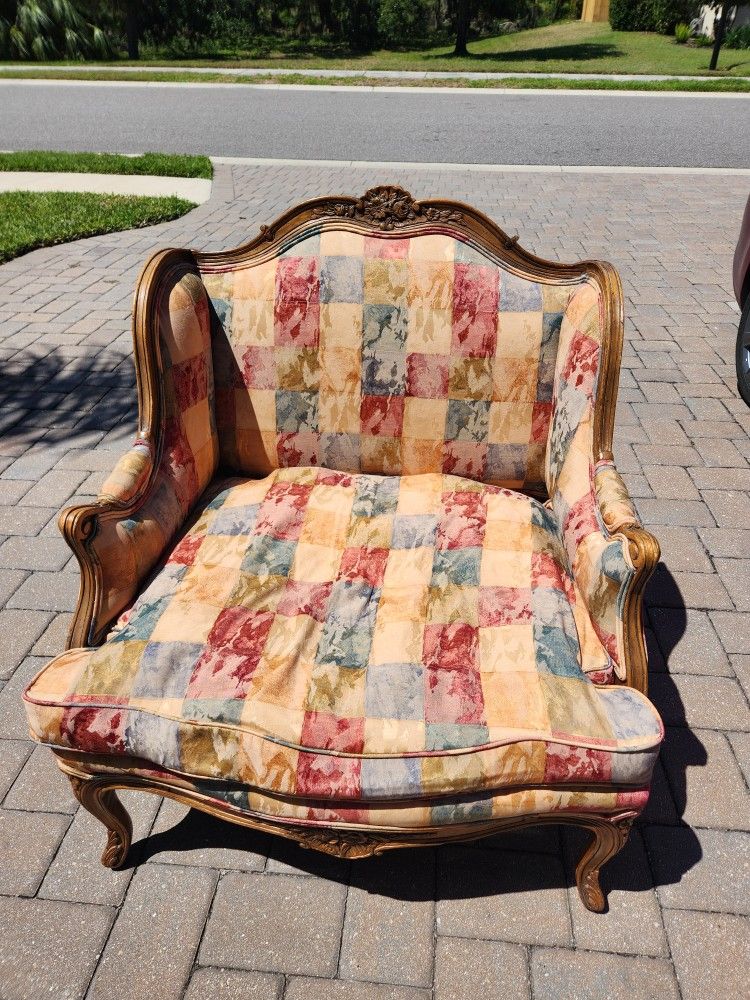 Designer Chair Hand Carved From France