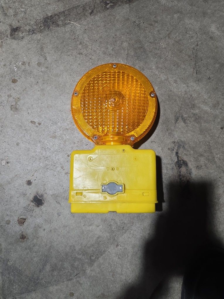 flashing caution light man cave