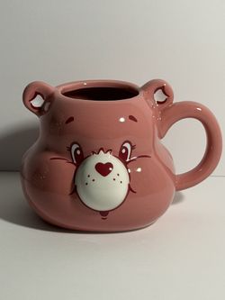 Pink Care Bear Face Mug