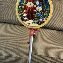 Christmas Snowman Yard Art