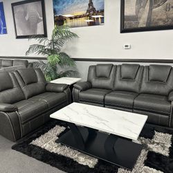 2PC Power Recliners Sofa & Loveseat