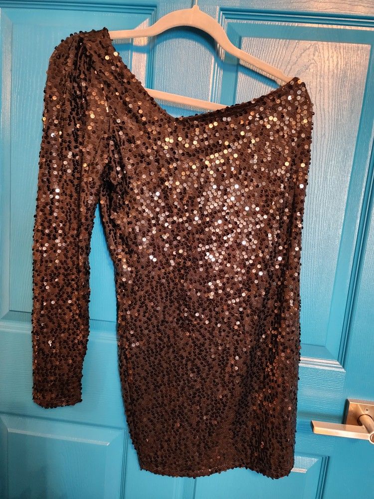 Sequin Mini Dress