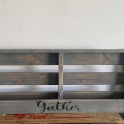 Pallet Wine Bottle Holder