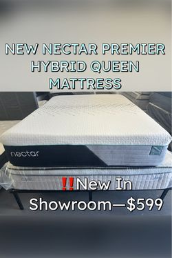 NEW NECTAR PREMIER HYBRID QUEEN MATTRESS