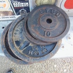 Cast iron weights