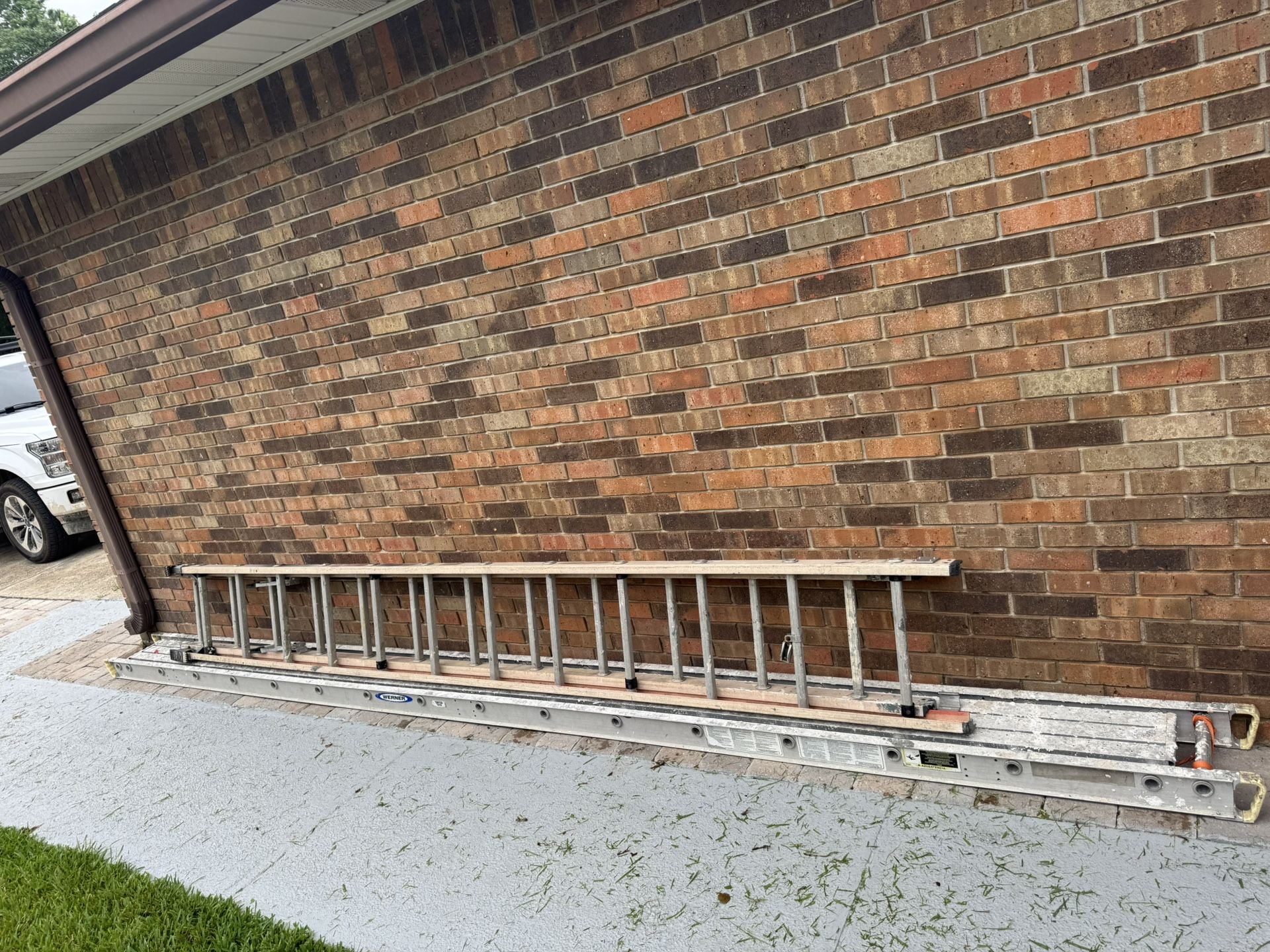 Werner 16ft Platform & Extension Ladder 22ft