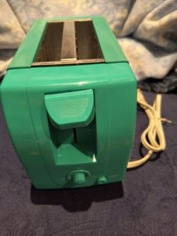 Teal 2 slice toaster, unused