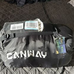 CANWAY 2 Person Sleeping Bag Queen Size Cold Weather Camping + 2 Pillows