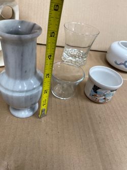 Mixed Lot of Small Vases and Cups