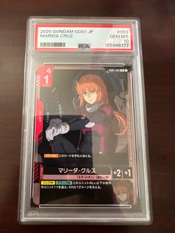 PSA 10 Marida Cruz Gundam GD01 JP #093 Pokemon card cards tcg slab