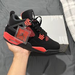 jordan 4 red thunder 
