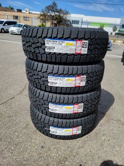 265 75 16 NEW TIRES TACOMA 4RUNNER TUNDRA SEQUOIA FRONTIER XTERRA COLORADO CANYON SILVERADO SIERRA F150 RAM