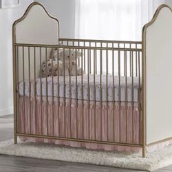 Luxury crib and changing table set