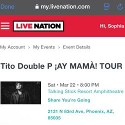 TITO DOUBLE P CONCERT AZ