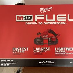 Milwaukee M18 FUEL 18V Lithium-Ion Brushless Cordless Compact Bandsaw (Tool-Only