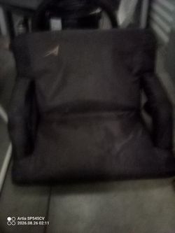 Black Folding Stadium Bleacher Seat